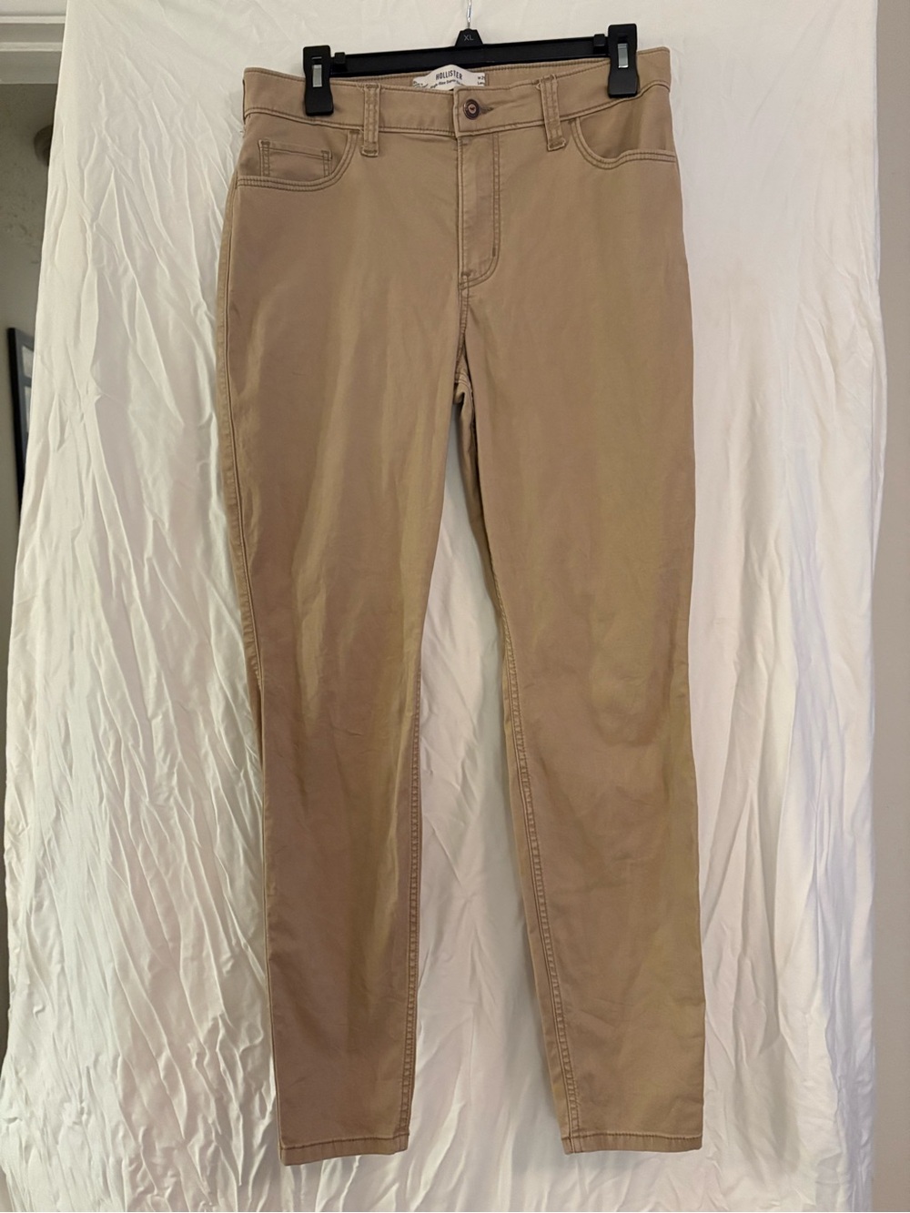 Hollister High-Rise Super Skinny Khaki Pants